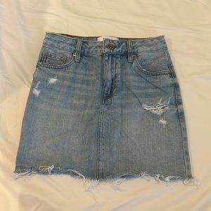 Revolve Pistola Denim Mini Skirt